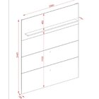 Painel Para Tv Até 75 Polegadas Piso-teto Guapore Cinamomo/of