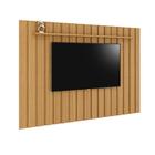 Painel Para Tv Até 75 Polegadas Ripado 1 Prateleira Kyoto 220