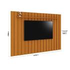 Painel Para Tv Até 75 Polegadas Ripado 1 Prateleira Kyoto 220