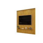 Painel Para Tv Até 75 Polegadas Ripado 223x240cm Trento Cedro