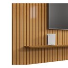 Painel Para Tv Até 75 Polegadas Ripado 2 Prateleiras 100% Mdf