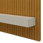 Painel Para Tv Até 75 Polegadas Ripado Com Led 2 Gavetas 184c