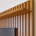 Painel Para Tv Até 75 Polegadas Ripado Com Prateleira E Com N