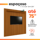 Painel Para Tv Até 75 Polegadas Ripado Impressão 3d Egeo Com