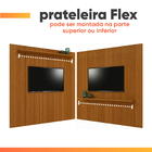 Painel Para Tv Até 75 Polegadas Ripado Impressão 3d Egeo Com