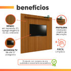 Painel Para Tv Até 75 Polegadas Ripado Impressão 3d Egeo Com