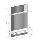Painel Para Tv Até 75 Polegadas Ripado Modular 140cm 1 Nicho