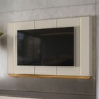Painel Para Tv Até 75 Polegadas Santorini Com Led Tauari/off