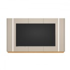 Painel Para Tv Até 75 Polegadas Santorini Com Led Tauari/off