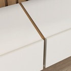 Painel Para Tv Até 75 Polegadas Versatti 2.2 Ripado Com Nicho