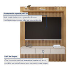 Painel Para Tv Até 75 Polegadas Vitória 3 Portas Ripado 100%