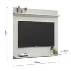 Painel Para Tv Até 80 Polegadas 2 Prateleiras Nevada Cool Home