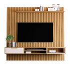 Painel Para Tv Até 80 Polegadas Ripado Tucumã 2.3 Nature/péro