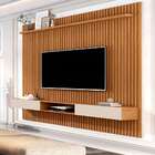 Painel Para Tv Até 80 Polegadas Venus 2 Pt Nature E Off White