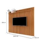Painel Para Tv Até 80 Polegadas Versatil Nature 231 Cm