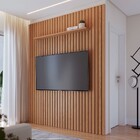 Painel Para Tv Até 82 Polegadas Itaipú 1 Prateleira Ripado Fr