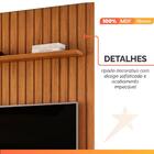 Painel Para Tv Até 85 Polegadas 2,50m Ripado Autêntico Com Le