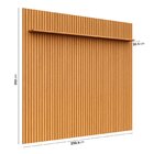 Painel Para Tv Até 85 Polegadas 250cmx230,5cm 100% Mdf Ripado