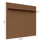 Painel Para Tv Até 85 Polegadas 250cmx230,5cm 100% Mdf Ripado