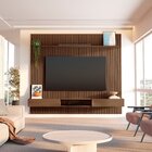 Painel Para Tv Até 85 Polegadas 250cmx230,5cm 100% Mdf Ripado