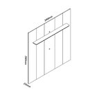 Painel Para Tv Até 85 Polegadas Com Led 240cm Splendore Yesca