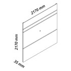 Painel Para Tv Até 85 Polegadas Em Mdf Luminare Gelius