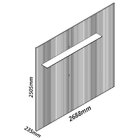 Painel Para Tv Até 85 Polegadas Impressão Ripada Com Led 1 Pr