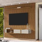 Painel Para Tv Até 85 Polegadas Ripado Com 1 Gaveta E Nicho M