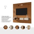 Painel Para Tv Até 85 Polegadas Ripado Com 1 Gaveta E Nicho M