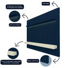 Painel Para Tv Até 85 Polegadas Ripado Com Led Nobre 230cm Ge