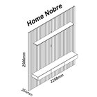 Painel Para Tv Até 85 Polegadas Ripado Sem Led 3 Gavetas 230c