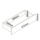 Painel Para Tv Até 90 Polegadas 229x250cm Ripado Com Led 3 Ga