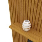 Painel Para Tv Até 90 Polegadas 229x250cm Ripado Com Led 3 Ga