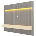 Painel Para Tv Até 90 Polegadas 250cmx228,8cm Ripado Com Led