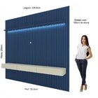 Painel Para Tv Até 90 Polegadas 250cmx228,8cm Ripado Com Led