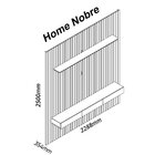 Painel Para Tv Até 90 Polegadas 250cmx228,8cm Ripado Com Led