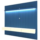 Painel Para Tv Até 90 Polegadas 250cmx228,8cm Ripado Com Led