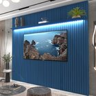 Painel Para Tv Até 90 Polegadas 250cmx230cm Ripado Com Led 10