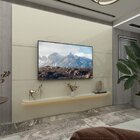 Painel Para Tv Até 90 Polegadas Com Led 1 Prateleira 220cm Ro