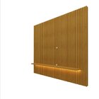 Painel Para Tv Até 90 Polegadas Ripado Com Led 230cm 100% Mdf