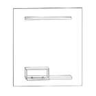 Painel Para Tv Até  55 Polegadas Carter Off White E Marrom