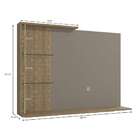 Painel Para Tv Atenas 185cm 02 Prateleiras M946 Kappesberg Ja