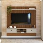Painel Para Tv Atletic Com Ripas Freijo Off White