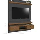 Painel Para Tv Berlim I Grafite Naturale