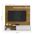 Painel Para Tv Carter Canela Off White