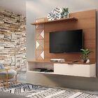 Painel Para Tv Chennai Até 50" Nature/off White - Gran Belo