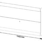 Painel Para Tv Classic 1.4 Off White Com Freijó - Imcal Móveis