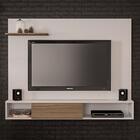 Painel Para Tv Com Bancada Suspensa 43 Pol. Andradina Branco/