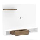 Painel Para Tv Com Bancada Suspensa 43 Pol. Andradina Branco/