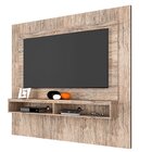 Painel Para Tv Com Bancada Suspensa Milão Naturale - Linea Br